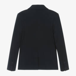 BOSS-Синий пиджак из миланского джерси для мальчиков | Childrensalon Outlet