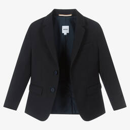 بوس-جاكيت بلايزر صوف لون أزرق للأولاد | Childrensalon Outlet