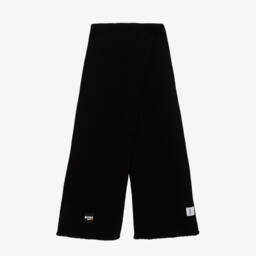 BOSS-Черный ребристый шарф для мальчиков | Childrensalon Outlet