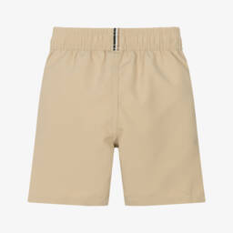 BOSS-Boys Classic Beige Swim Trunks | Childrensalon Outlet