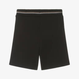 BOSS-شورت جيرسي كلاسيكي أسود للأولاد | Childrensalon Outlet