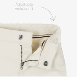 BOSS-Boys Classic Ivory Twill Pants | Childrensalon Outlet