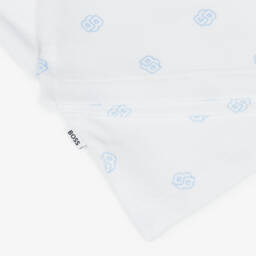 BOSS-Boys Classic White Logo Polo | Childrensalon Outlet