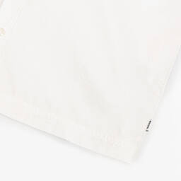 BOSS-Boys Classic White Patterned Shirt | Childrensalon Outlet