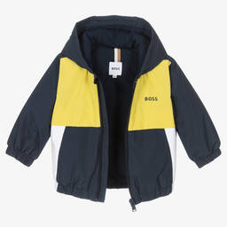 بوس-جاكيت هودي أطفال ولادي ألون بلوك | Childrensalon Outlet