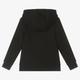 BOSS-Черная хлопковая худи для мальчиков | Childrensalon Outlet
