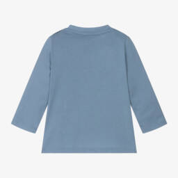 BOSS-Boys Cotton Long Sleeve Tee | Childrensalon Outlet