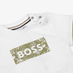 BOSS-Boys Crisp Cotton Tee | Childrensalon Outlet