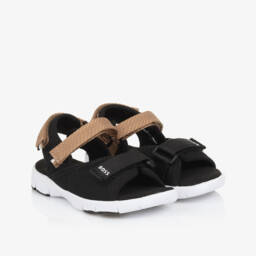 BOSS-Boys Dual-Tone Easy-Fit Sandals | Childrensalon Outlet