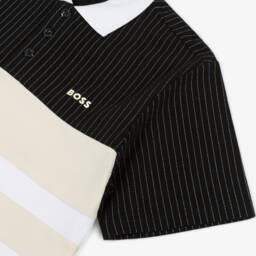 BOSS-Boys Dual-Tone Polo Shirt | Childrensalon Outlet