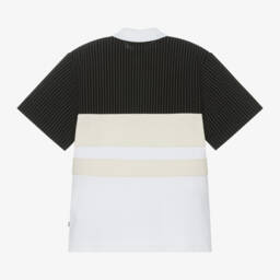 BOSS-Boys Dual-Tone Polo Shirt | Childrensalon Outlet