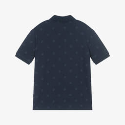 BOSS-Boys Elegant Navy Logo Polo | Childrensalon Outlet