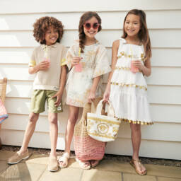 بوس-شورت سباحة لون أخضر للأولاد | Childrensalon Outlet