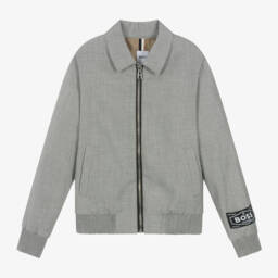 BOSS-Серая куртка Original 1977 для мальчиков | Childrensalon Outlet