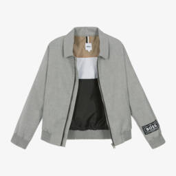 BOSS-Серая куртка Original 1977 для мальчиков | Childrensalon Outlet