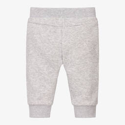 BOSS-Boys Grey Cotton Joggers | Childrensalon Outlet
