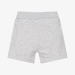 BOSS-Серые хлопковые шорты для мальчиков | Childrensalon Outlet