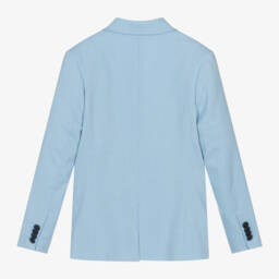 BOSS-Boys Light Blue Tailored Blazer | Childrensalon Outlet