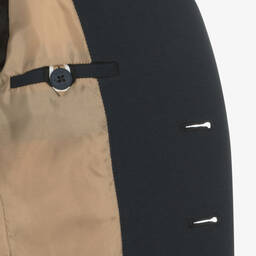 BOSS-Boys Milano Jersey Navy Blue Suit | Childrensalon Outlet