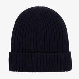 بوس-قبعة بيني قطن محبوك لون كحلي للأولاد | Childrensalon Outlet