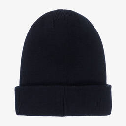 BOSS-Синяя вязаная шапка для мальчиков | Childrensalon Outlet