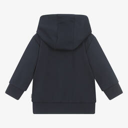 بوس-توب هودي بسحّاب أطفال ولادي جيرسي لون كحلي | Childrensalon Outlet