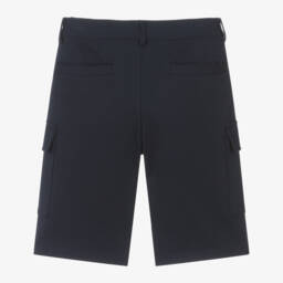BOSS-Синие шорты карго для мальчиков из Милано | Childrensalon Outlet