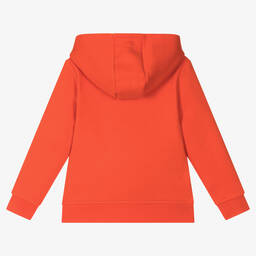 BOSS-Оранжевая хлопковая худи | Childrensalon Outlet