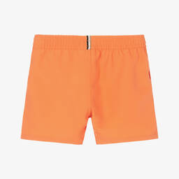 BOSS-Boys Orange Swim Shorts | Childrensalon Outlet