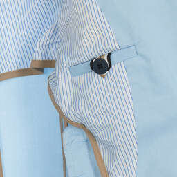 BOSS-Boys Pale Blue Blazer | Childrensalon Outlet