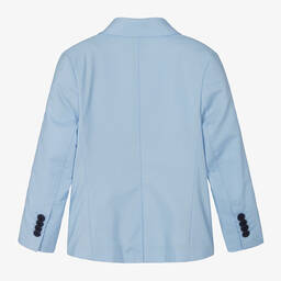 BOSS-Boys Pale Blue Blazer | Childrensalon Outlet