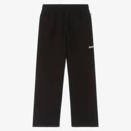 BOSS-Boys Sleek Black Jogger Pants | Childrensalon Outlet