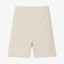 BOSS-Boys Soft Ivory Knit Shorts | Childrensalon Outlet