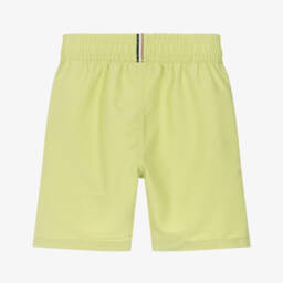 BOSS-Boys Vibrant Green Swim Trunks | Childrensalon Outlet