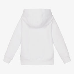 BOSS-Белая хлопковая худи для мальчиков | Childrensalon Outlet