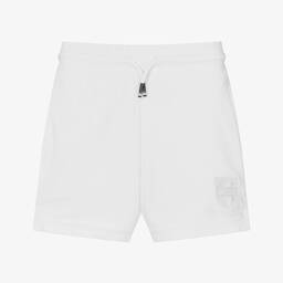 BOSS-Boys White Football Shorts | Childrensalon Outlet