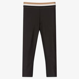 BOSS-ليغنغز لون أسود للبنات | Childrensalon Outlet