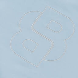 BOSS-فستان تريكو أزرق سماوي للبنات | Childrensalon Outlet