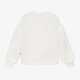 BOSS-Кремовый свитшот из вискозы Double B для девочек | Childrensalon Outlet