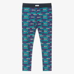 BOSS-Синие легинсы со знаком Бэтмена для девочек | Childrensalon Outlet
