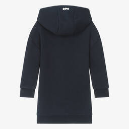 BOSS-Синее хлопковое платье со знаком Бэтмена | Childrensalon Outlet