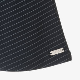 BOSS-Girls Navy Stripe Jersey Dance Skirt | Childrensalon Outlet