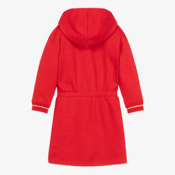 بوس-فستان قطن جيرسي لون أحمر | Childrensalon Outlet