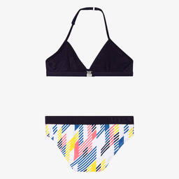 بوس-مايو بيكيني لون أبيض وكحلي للبنات | Childrensalon Outlet