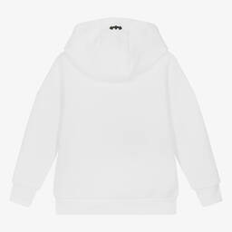 بوس-توب هودي قطن جيرسي لون أبيض للبنات | Childrensalon Outlet