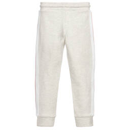 BOSS-Серые хлопковые джоггеры | Childrensalon Outlet