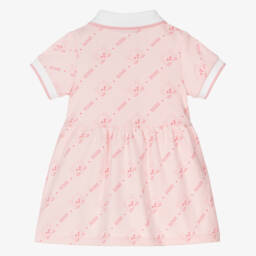 BOSS-Little Ladies Soft Pink Polo Frock | Childrensalon Outlet