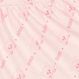 BOSS-Little Ladies Soft Pink Polo Frock | Childrensalon Outlet