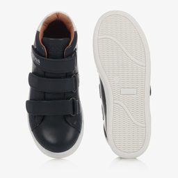 BOSS-Синие высокие кроссовки | Childrensalon Outlet