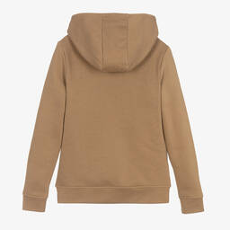 BOSS-Teen Beige Jersey Hoodie | Childrensalon Outlet